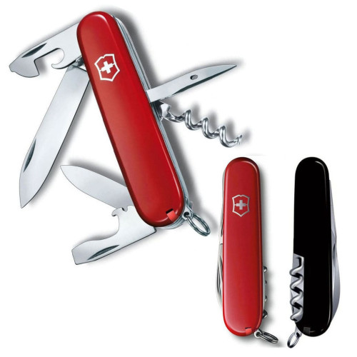 Ніж Victorinox Spartan Ukraine 91 мм Червоно-чорний (1.3603.1.3) – Victorinox