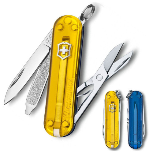 Ніж Victorinox Classic SD Ukraine Жовто-синій (0.6223.T81G.T2) – Victorinox (вид 1)