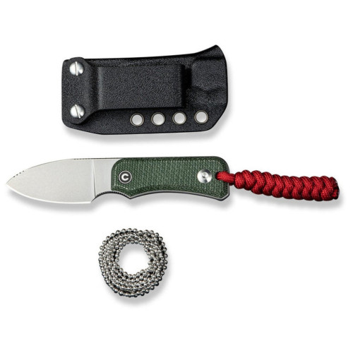 Нож Civivi Baby Banter Fixed Blade, Green Micarta, Satin (C23045-2) – Civivi