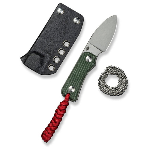 Нож Civivi Baby Banter Fixed Blade, Green Micarta, Satin (C23045-2) – Civivi (вид 2)