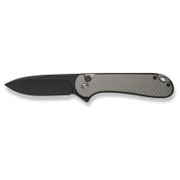 Ніж Civivi Button Lock Elementum II, Grey Aluminum, Darkwash (C18062PD-1)