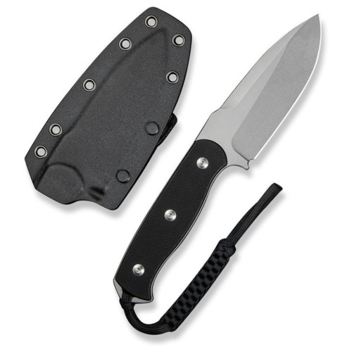 Нож Sencut Toxodon, Black G10, Stonewash (S24036-1) – Sencut (вид 2)