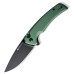 Ніж Sencut Serene, Green Aluminum, Darkwash (S21022B-5) – Sencut (вид 1)