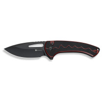 Нож Sencut Squiggy, Burgundy/Black G10, Darkwash (S24082A-3)