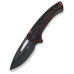 Нож Sencut Squiggy, Burgundy/Black G10, Darkwash (S24082A-3) – Sencut (вид 1)