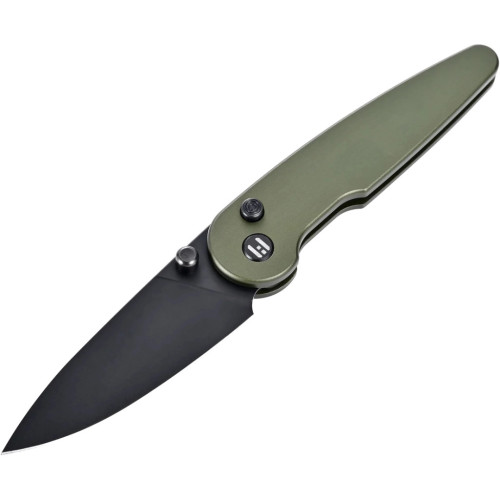 Ніж Hightron Birdidi, D2, алюміній, зелений, чорний клинок (HK06GRN) – Hightron (вид 1)