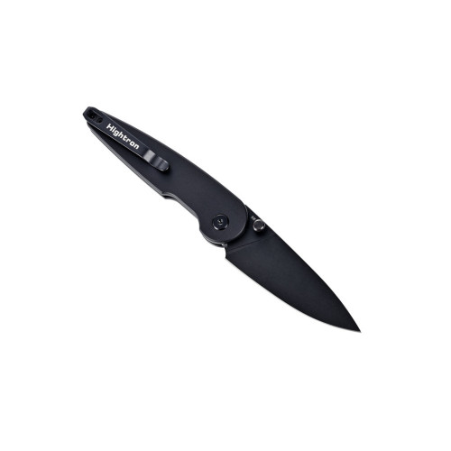 Ніж Hightron Birdidi, D2, алюміній, чорний, чорний клинок (HK06BLK) – Hightron (вид 2)