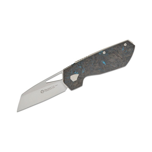 Ніж Maserin W2, M390, fat carbon, синій (371/B) – Maserin