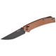 Нож SRM Asika, Sandvik 14C28N, мікарта, чорно-коричневий (411L-MN)