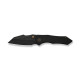 Нож Weknife High-Fin XL, Darkwash, чорний титан (WE24010-1)