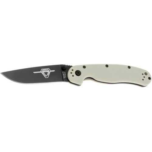 Нож Ontario Knife RAT II AUS-8 Bone, Black Blade (ON8862BONE) – Ontario Knife