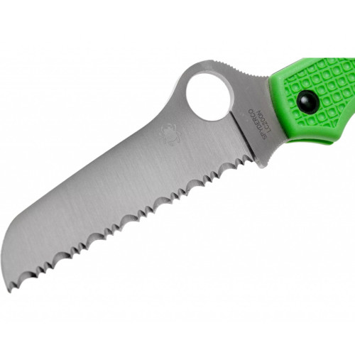 Нож Spyderco Atlantic Salt Serrator Green (C89FSGR) – Spyderco (вид 2)