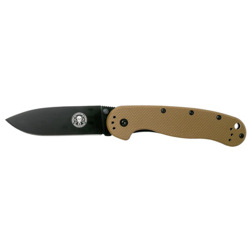 Нож Esee Avispa Black Blade D2 Nylon Coyote brown (BRK1302CBB) – Esee