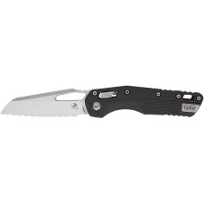 Ніж Microtech MSI Stonewash Serrated Tri-Grip Polymer Black (210T-12PMBK)