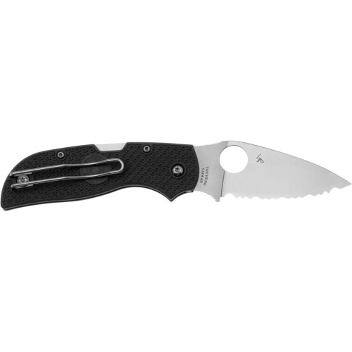 Нож Spyderco Chaparral CTS XHP FRN Serrated Grey (C152SGY) – Spyderco (вид 1)