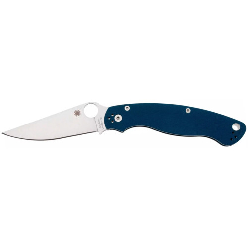 Нож Spyderco Military 2 CPM SPY27 G-10 Cobalt Blue (C36GPCBL2) – Spyderco