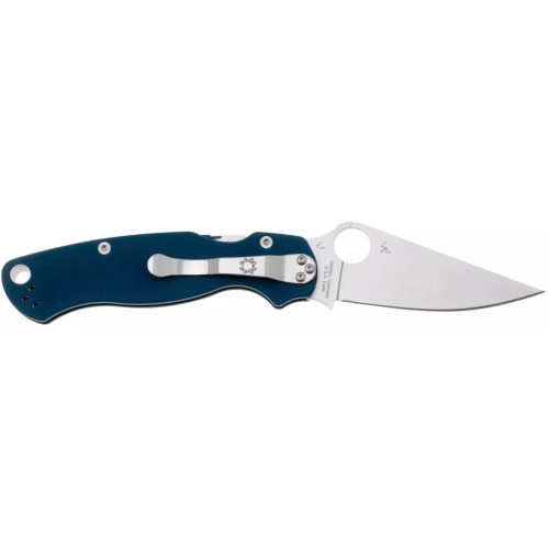 Нож Spyderco Para Military 2 CPM SPY27 G-10 Blue (C81GPCBL2) – Spyderco (вид 1)