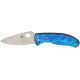 Ніж Spyderco Tenacious D2 Titanium Blue (C122TIBLD2P)