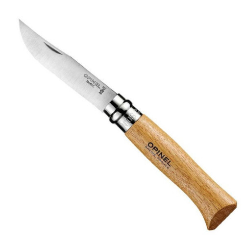 Нож Opinel №8 Inox VRI, рукоять - дуб, в коробке (002021) – Opinel
