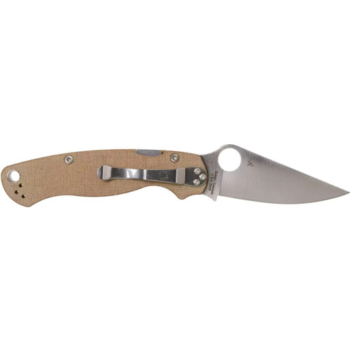 Нож Spyderco Para Military 2 Brown Micarta CPM Cru-Wear (C81MPCW2) – Spyderco (вид 1)