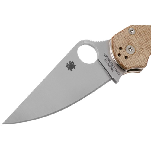 Нож Spyderco Para Military 2 Brown Micarta CPM Cru-Wear (C81MPCW2) – Spyderco (вид 2)