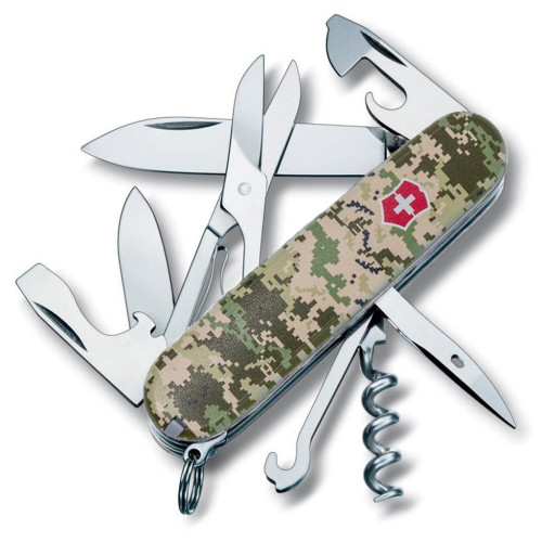 Нож Victorinox Climber Army Піксель + Лого (1.3703.3_W3941p) – Victorinox (вид 1)