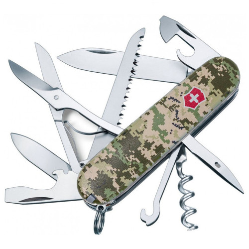 Нож Victorinox Huntsman Army 91 мм Піксель + Лого (1.3713.3_W3941p) – Victorinox (вид 1)