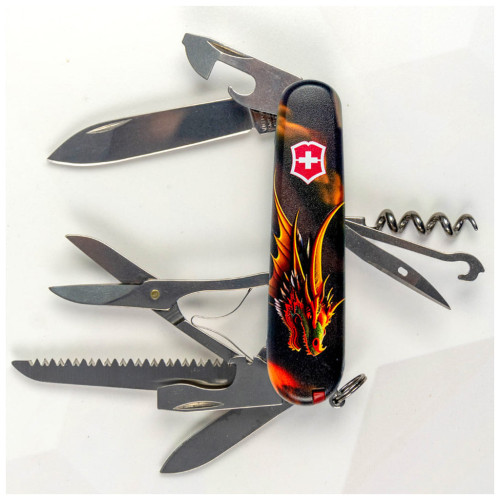 Нож Victorinox Huntsman Zodiac 91 мм Фантастичний дракон (1.3713.3_Z3210p) – Victorinox (вид 2)