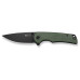 Ніж Sencut Praktisk, Green Micarta, Darkwash (S24019-3) – Sencut