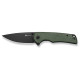 Ніж Sencut Praktisk, Green Micarta, Darkwash (S24019-3)