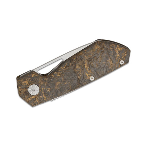 Нож Maserin W2, M390, fat carbon, чорно-золотистий (371/G) – Maserin (вид 2)