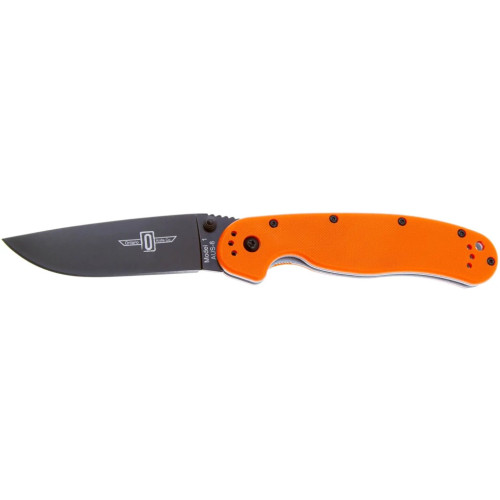 Нож Ontario Knife RAT I AUS-8 Orange, Black Blade (ON8846OR) – Ontario Knife