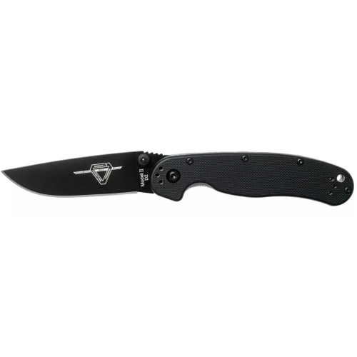 Нож Ontario Knife RAT II D2 Black, Black Blade (ON8830) – Ontario Knife