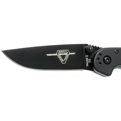 Нож Ontario Knife RAT II D2 Black, Black Blade (ON8830) – Ontario Knife (вид 2)