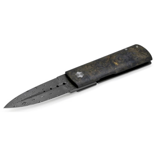 Ніж Maserin Daga, Elmax, fat carbon, золотистий (372/G) – Maserin