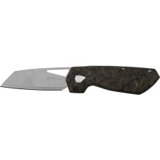 Нож Maserin W1 Tungsteno, карбід вольфрама, fat carbon, чорно-зол (373/WTG)