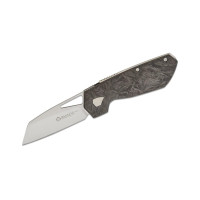 Ніж Maserin W2, M390, fat carbon, чорний (371/N)