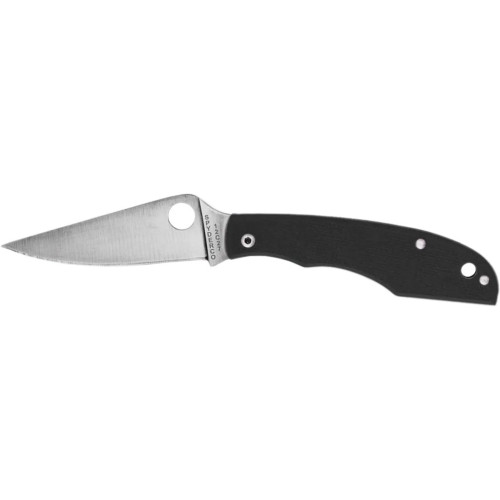 Ніж Spyderco Grasshopper 12C27 G10 Black (C138GBKP) – Spyderco