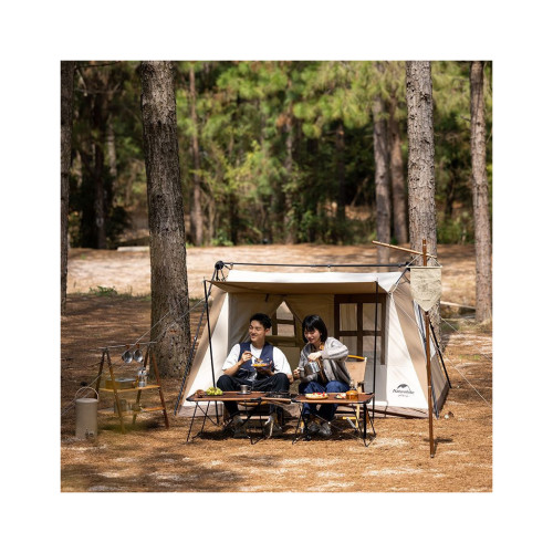 Намет Naturehike з навісом CNH22ZP029, світлий коричневий (6975641887829) – Naturehike (вид 2)