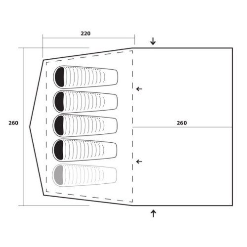 Намет Trimm Arizona II dark lagoon/dark grey (001.009.0054) – Trimm (вид 1)