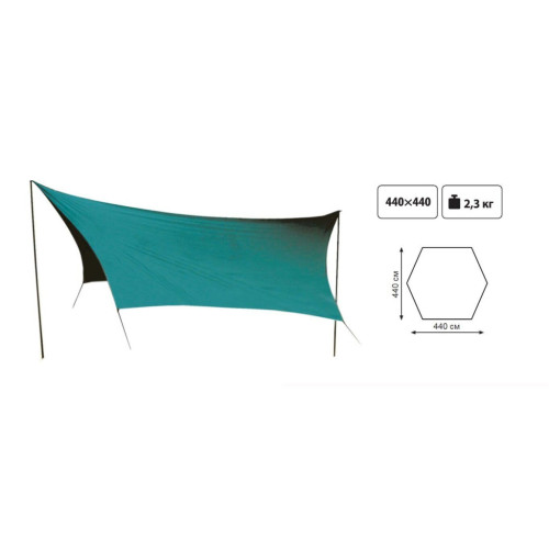 Тент Tramp Lite со стойками Green (UTLT-034) – Tramp (вид 1)