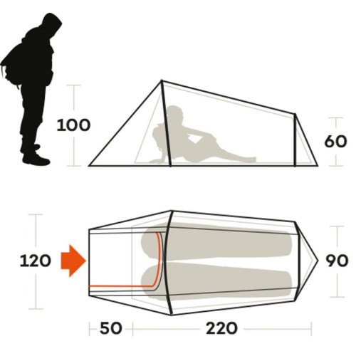 Палатка Ferrino Sling 2 Blue (99108NBB) (929756) – Ferrino (вид 2)