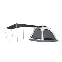 Палатка Naturehike тримісний автоматичний із тентом Ango CNK2550WS01 L, сірий (6975641888321)