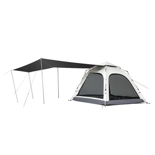 Палатка Naturehike тримісний автоматичний із тентом Ango CNK2550WS01 L, сірий (6975641888321) – Naturehike
