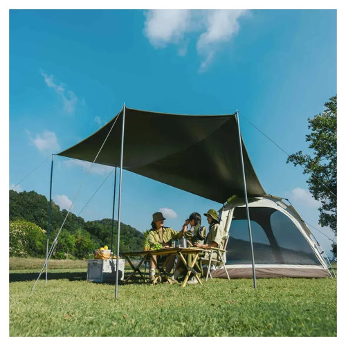 Палатка Naturehike чотиримісний із тентом автоматичний Ango CNK2550WS010, коричневий (6927595789094) – Naturehike (вид 1)