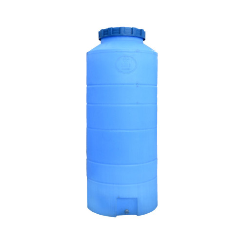 Емкость для воды Пласт Бак вертикальная пищевая 300 л узкая синяя (12431) – Пласт Бак (вид 1)