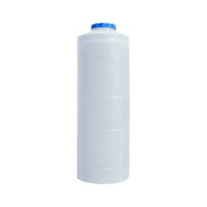 Емкость для воды Пласт Бак вертикальная пищевая 1000 л узкая белая (1210)