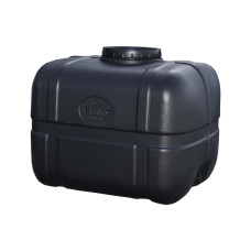 Емкость для воды Пласт Бак квадратная не пищевая 150 л прямоугольная черная выдувная (5706)