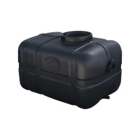 Емкость для воды Пласт Бак квадратная не пищевая 130 л прямоугольная черная выдувная (5705)