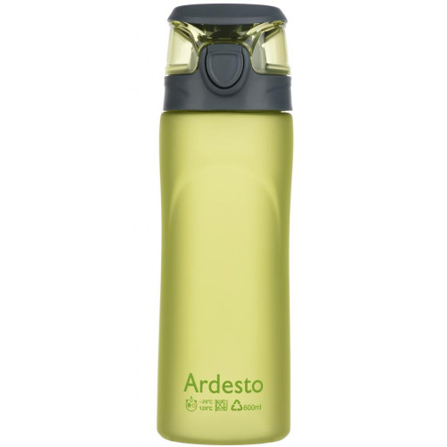 Пляшка для води Ardesto Matte Bottle 600 мл Green (AR2205PG) – Ardesto